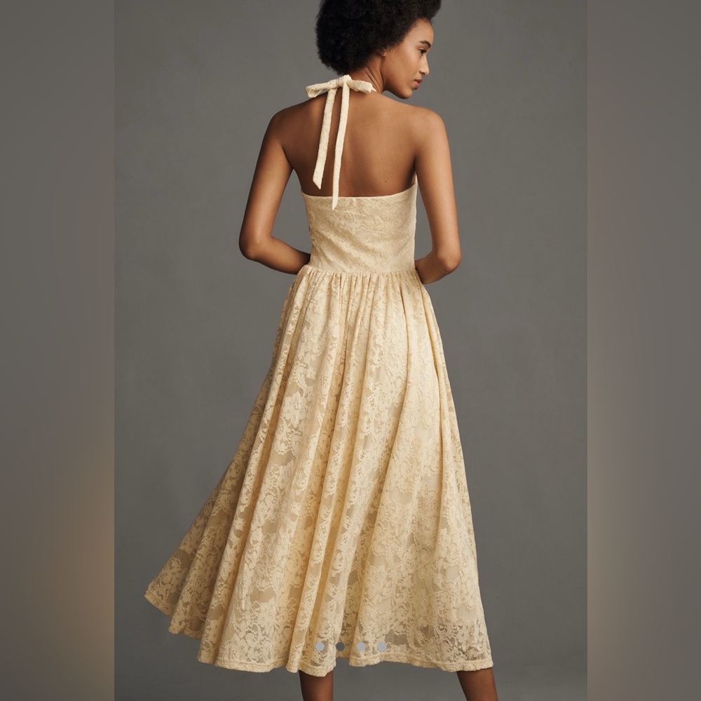 EXTRO & VERT Mila Halter Midi Dress - Picture 9 of 16